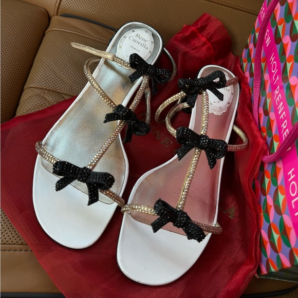 Rene Caovilla Bow sandal（SOLD） - Picture 1 of 11